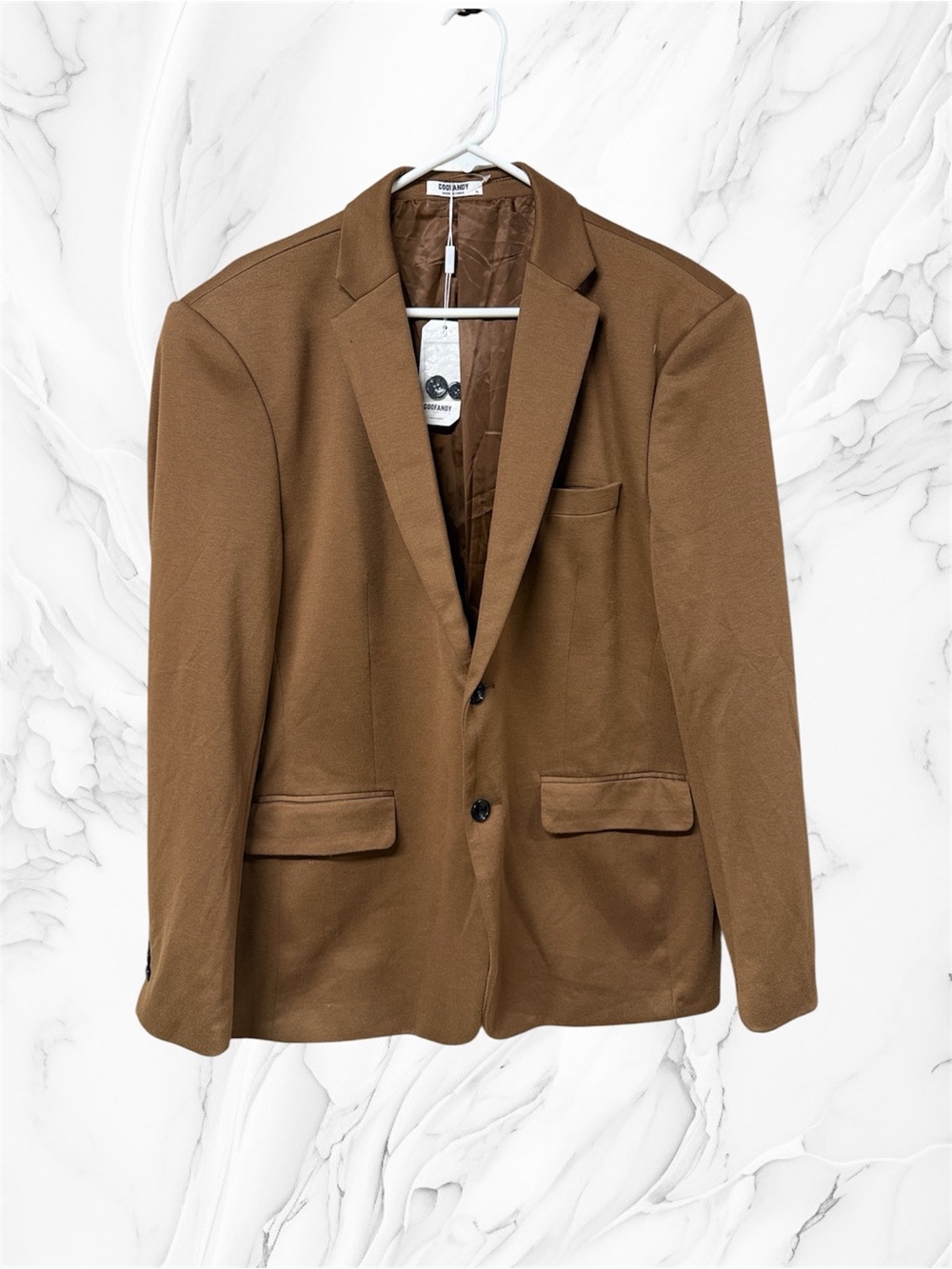 Coofandy men’s brown Blazer size XL NWT
